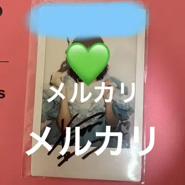CUTIE STREET 이타쿠라 카나 수신 사인 폴라로이드