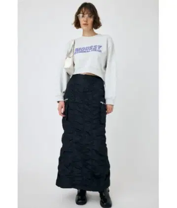 moussy 나일론 롱 스커트 S 사이즈