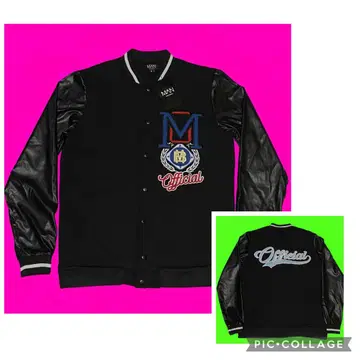 새상품 택 포함 boohoo Man 바시티 자켓 맨투맨