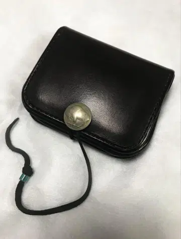 고로즈 각형 동전 지갑 블랙 지갑 코인 케이스