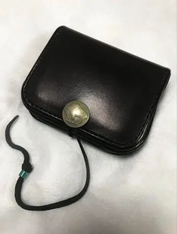 고로즈 각형 동전 지갑 블랙 지갑 코인 케이스