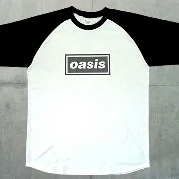 [ L ] oasis 래글런 7부 소매 T셔츠 라이브 페스티벌용