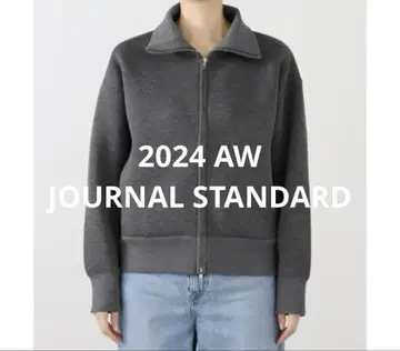JOURNALSTANDARD/더블 지퍼 드라이버 맨투맨/그레이