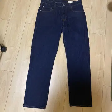 YCHAI 다크 블루 스트레이트 데님