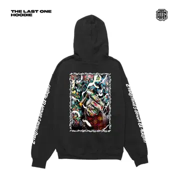 THE LAST ONE 블랙 후드티 재팬마게 마지막 한 벌