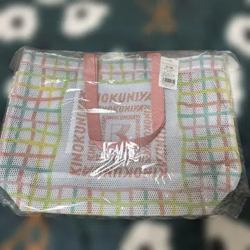 새상품 KINOKUNIYA 메쉬백 핑크
