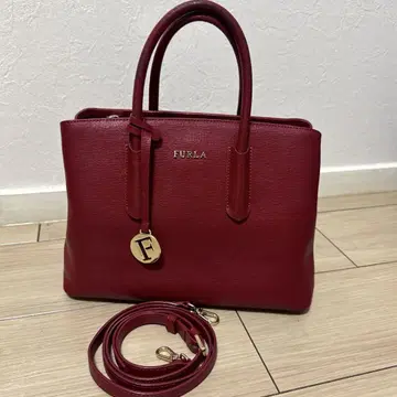 FURLA 핸드백 숄더백 2way 빨간색 숄더 tessa