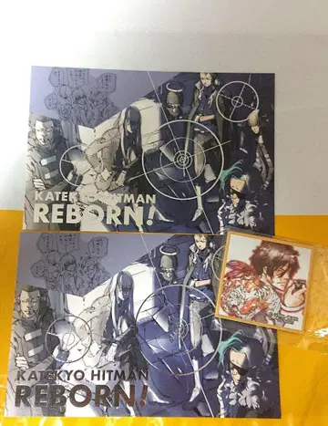 가정교사 히트맨 REBORN! 아마노 아키라 전시회 바리아 금박 엽서