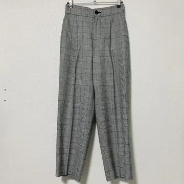 Ballsey 투모로우랜드 울 팬츠 슬랙스 32 XS 체크