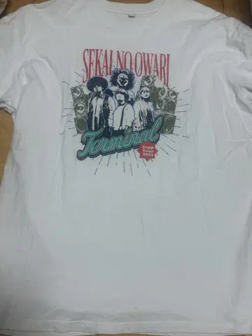 SEKAI NO OWARI 터미널 티셔츠