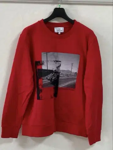 CALVIN KLEIN 빨간색 맨투맨 M