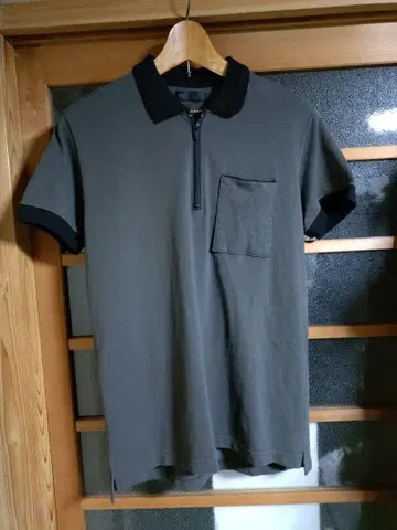 666 하프 지퍼 피케 셔츠 펑크 로카빌리 짐즈인 팬