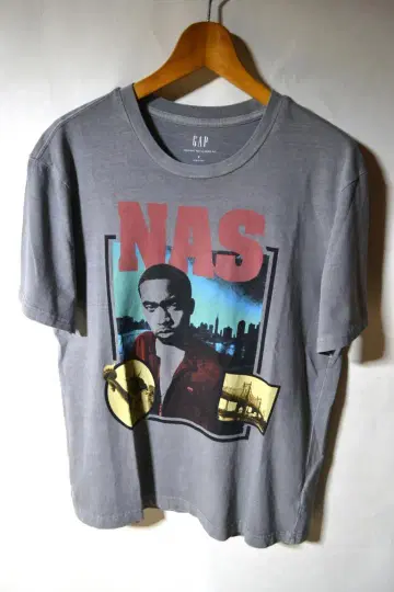 새상품 GAP Nas 나즈 그래픽T셔츠 반팔 S 남성용 미사용