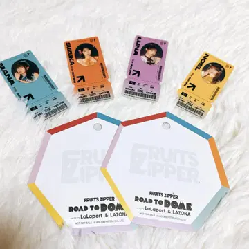 FRUITS ZIPPER 후르츠 지퍼 라라포트 스티커