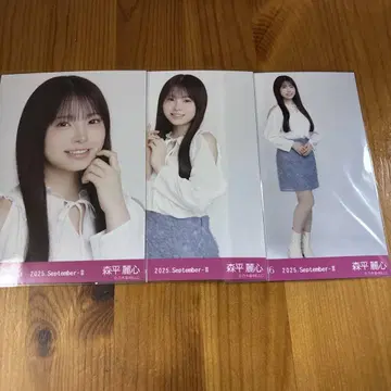 모리히라 레이신 노기자카46 어깨 트임 상의 랜덤 브로마이드 3종 컴프