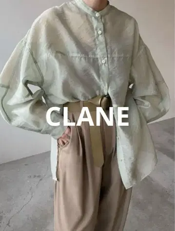 CLANE 클라네 SWITCH SHEER SHIRT