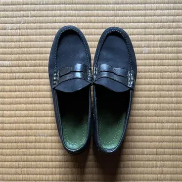 G.H.BASS 버스 로퍼 25cm 네이비 스웨이드