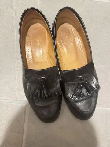 Bellini 블랙 프린지 로퍼