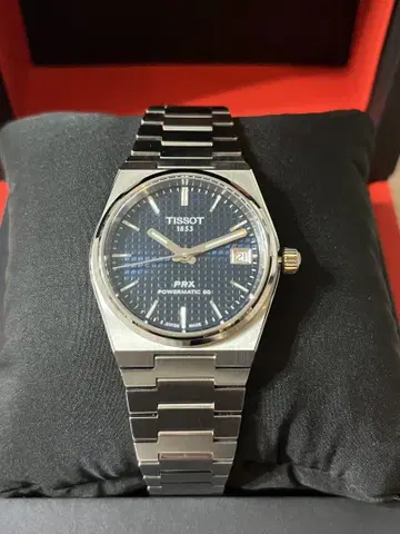 TISSOT PRX Powermatic 80 자동 와인딩 손목시계