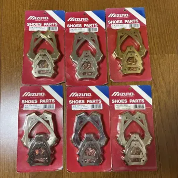 미즈노 신발 부품 스파이크용 교체 금장 장식 6개 세트