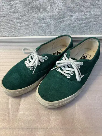 VANS 그린 스웨이드 로우컷 스니커즈