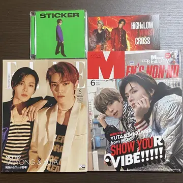 YUTO 유토 STICKER CD & ELLE & MEN'S NON-NO