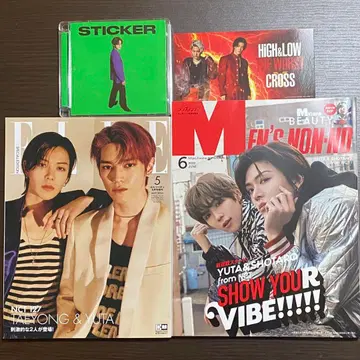 YUTO 유토 STICKER CD & ELLE & MEN'S NON-NO