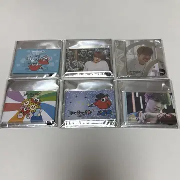 Nissy 포카포카 카페 캔뱃지 6개 세트 리삐 루쥬 카페