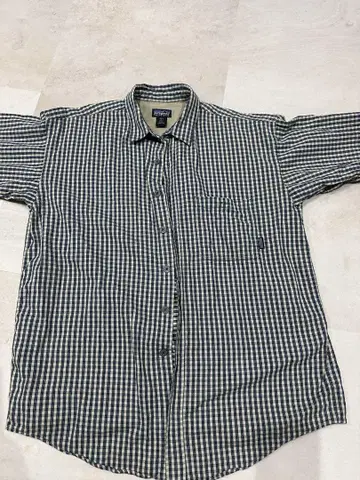 patagonia 체크 무늬 긴팔 셔츠 XL 오가닉 코튼