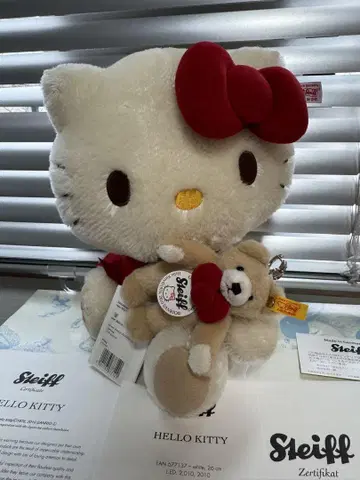 새상품 택 포함 steiff hello kitty 2010