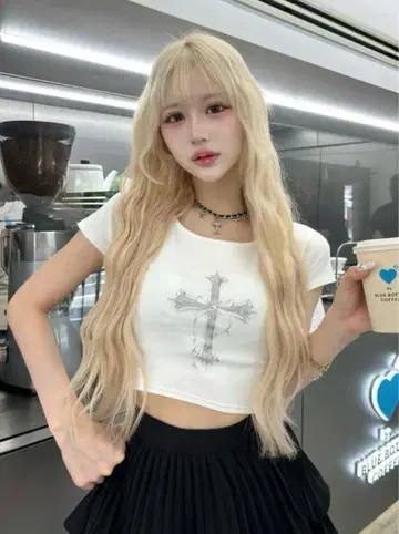 Darich 크로스페이드 컴팩트 티셔츠