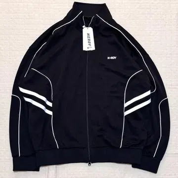 [새상품] NERDY 널디 트랙 자켓 블랙 정가 15,510엔