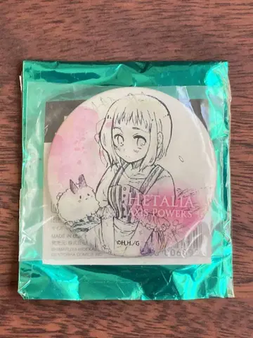 헤타리아 민족 의상 체인지 캔뱃지 리히텐슈타인 & 우크라이나