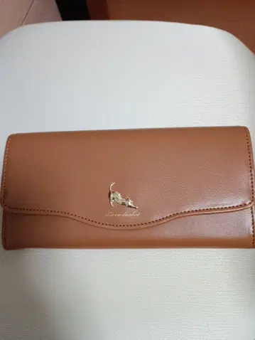 장지갑 사이프 고양이 고양이 브라운 브라운 가을 미사용 새상품