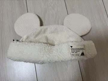 디즈니 리조트 미키마우스 보아캡 화이트 58cm
