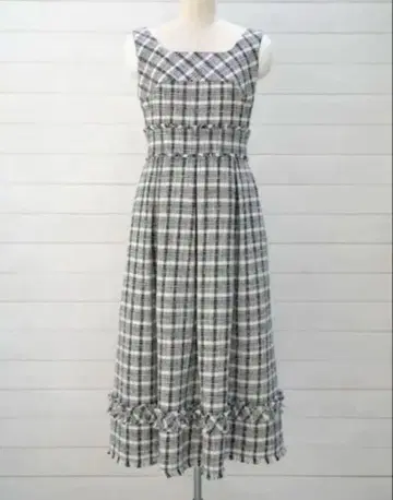 herlipto Summer Tweed Midi Dress