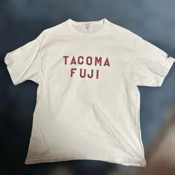 TACOMA FUJI RECORDS T셔츠 M 사이즈 화이트