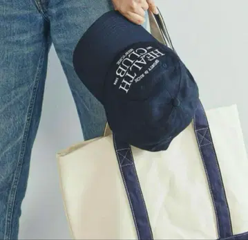 SPORTY & RICH HEALTH CLUB 캡 네이비