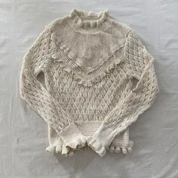 ZARA 포인트 레이스 니트