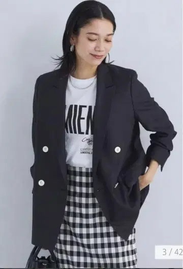 그린 라벨 릴랙싱 린넨라이크 더블 자켓 38