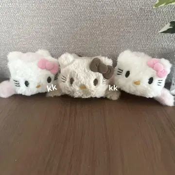 산리오 헬로키티 일광화상 키티 헤어 클립 3개 세트