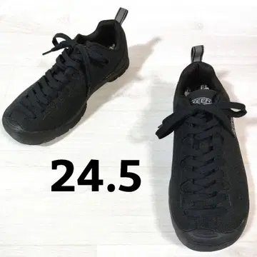 새상품 킨 재스퍼 캔버스 스니커즈 24.5 블랙 컬러 KEEN