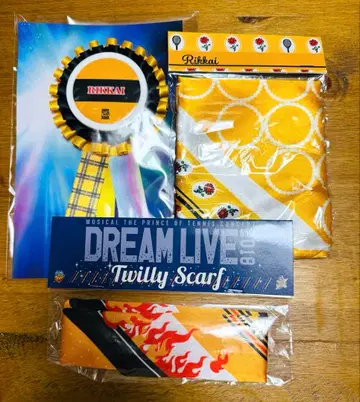 미개봉 새상품 테니뮤 릿카이 스카프 캔뱃지 홀더(로제트) 3종 세트