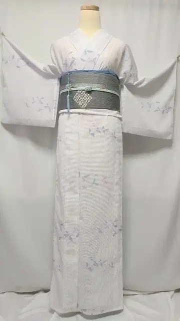 세탁 가능한 여름 기모노 6종 세트 [ 명주 남천 문양 ]