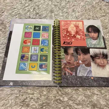 NCT WISH color photobook 리쿠 트레이딩 카드 컴프