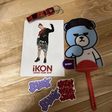 iKON Bobby 부채 스티커 세트