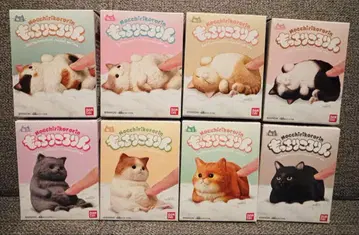 반다이 말랑말랑 굴러다니는 고양이 전 8종 컴플리트 세트