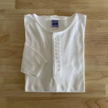 1 USA제 LONG JHON 헨리넥 롱t 사이즈 L