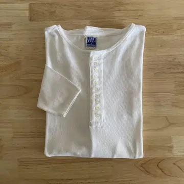 5 USA제 LONG JHON 헨리넥 롱t 사이즈 L