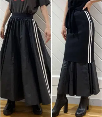 더블 스탠다드 클로징 2way 스커트